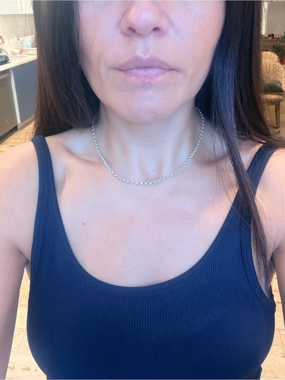 Tous Silver Chain Necklace with Subtle Shine